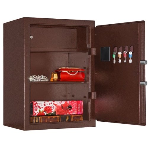 Сейф AGATE LT-63EL — открытый, цвет медный антик.