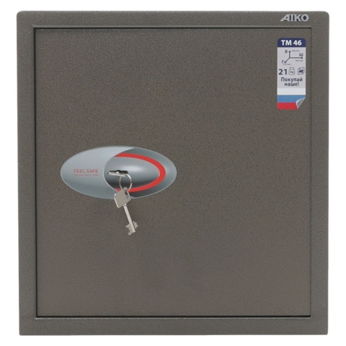 Сейф Aiko ТМ-46 — закрытый, вид спереди.