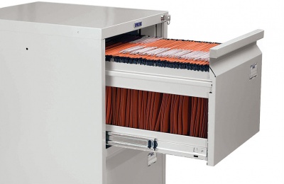 Ящик картотеки А-44 с подвесными папками А4.