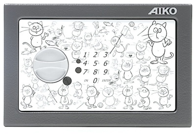 Детский сейф T-170 EL (PRINT) — принт на двери.