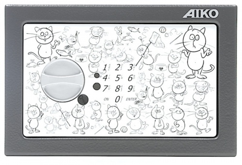 Детский сейф T-170 EL (PRINT) — принт на двери.