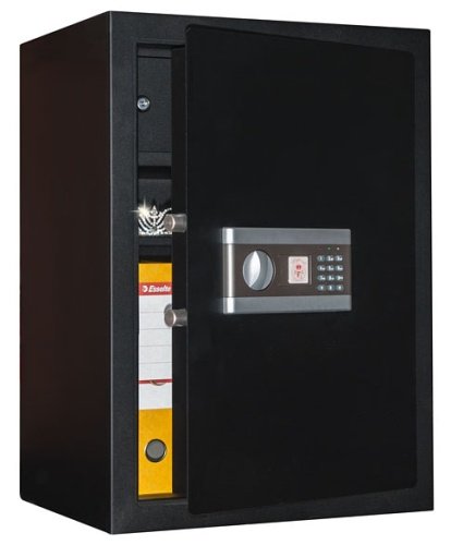Бухгалтерский сейф AGATE LT-63EL, цвет дымчато-чёрный.