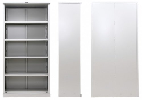 Шкаф Практик AM-1891/ND (виды спереди, сбоку, сзади)