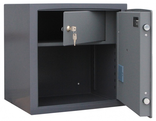 Сейф SAFEtronics NTL-40EMs (открытый, с кассовым отделением)