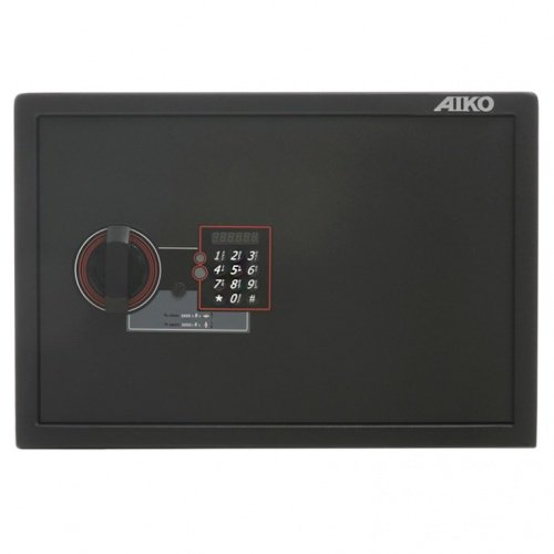 Сейф SH-28.EL NEW (вид спереди, кодовая панель, жк-дисплей)