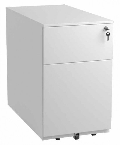 Тумба офисная NP-304 FL, цветовая схема RAL 9016 под заказ.