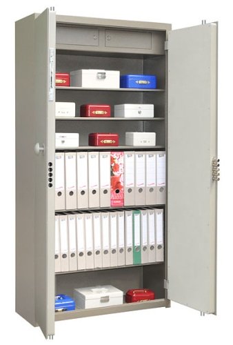Сейфовый шкаф D-82G (открытый, с папками А4)