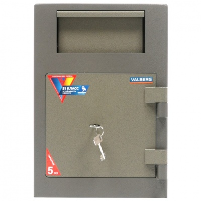 Депозитный сейф Valberg ASD-19 (закрытый, вид спереди)