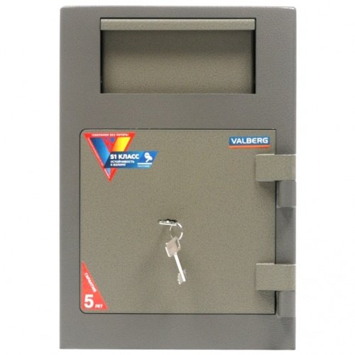 Депозитный сейф Valberg ASD-19 (закрытый, вид спереди)