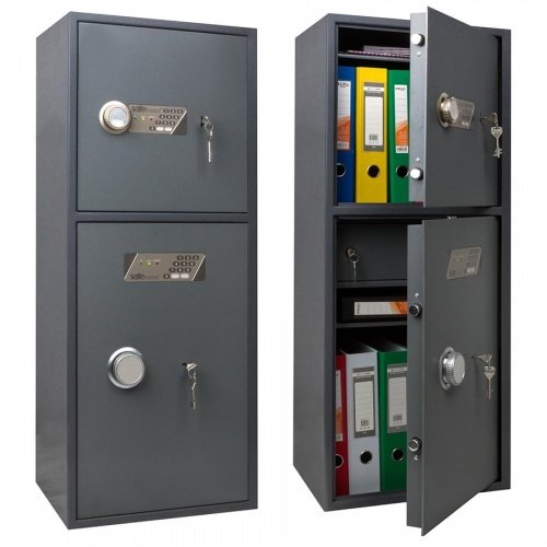 Двухсекционный офисный сейф SAFEtronics NTL-40ME/62MEs
