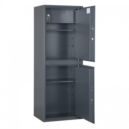 Офисный сейф Меткон ШБМ 120/2 (открытый, внутреннее устройство)