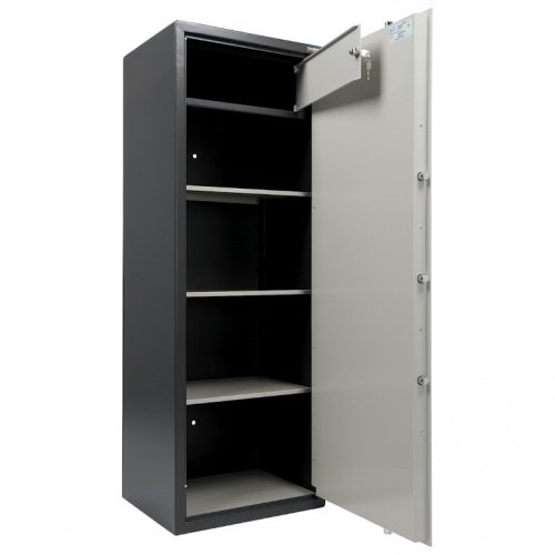 Сейф ASM-165T (внутреннее устройство, ригельная система)